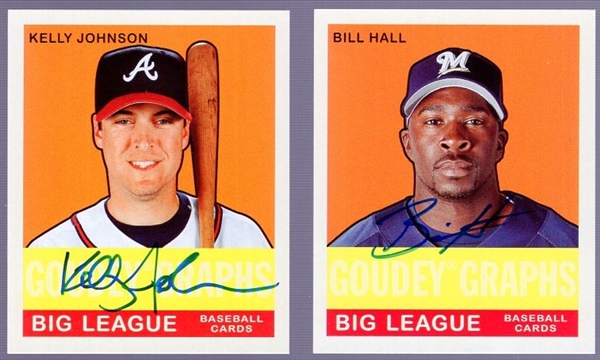 2007 Upper Deck Goudey Bsbl. “Goudey Greats Autographs”- 2 Diff.