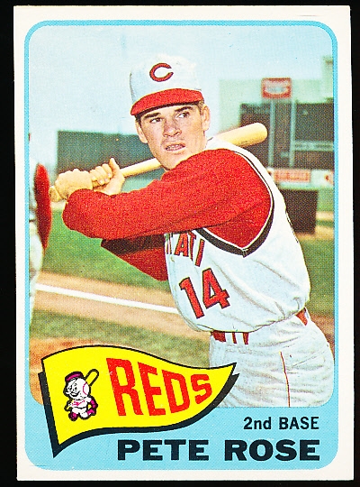 1965 Topps Bb- #207 Pete Rose, Reds