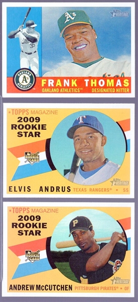 2009 Topps Heritage Bb(’60 Topps style)-9 Diff SPs