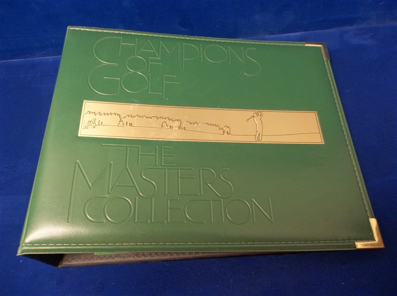 1993 Grand Slam Ventures “The Masters Collection” Golf- 1 Binder with 3 Cards in Pages