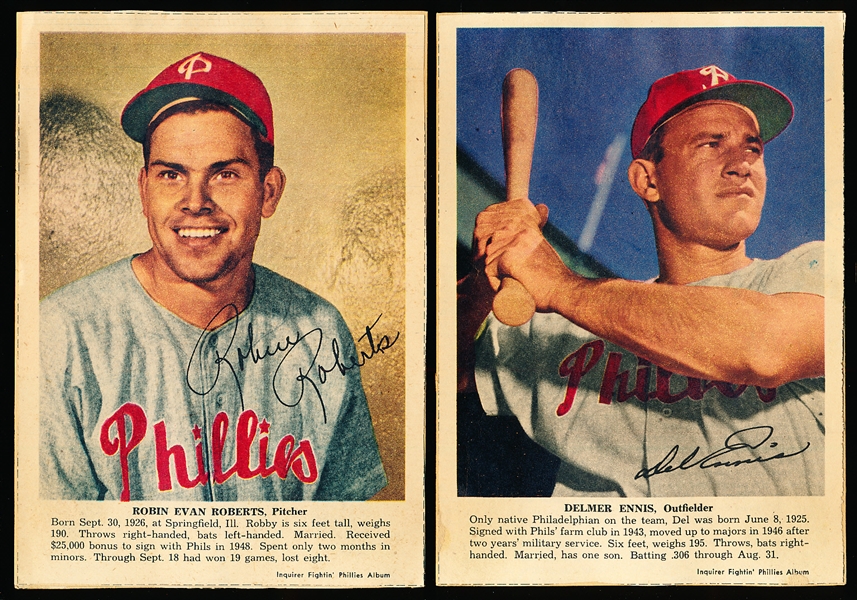 1950 Philadelphia Inquirer Phillies- Complete Set of 24