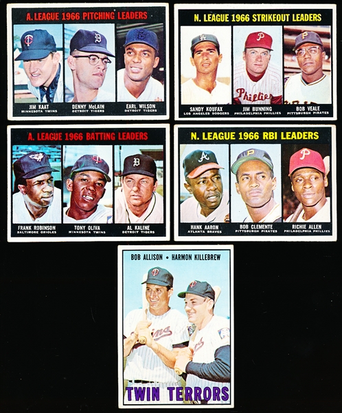 1967 Topps Bb- 5 Diff