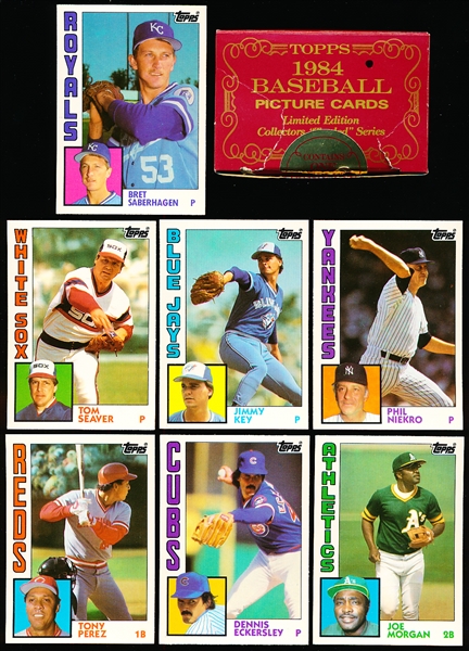 1984 Topps Tiffany Bb- Near Traded Set (130 of 132- in Factory Box)