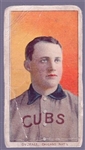 1909-11 T206 Bb- Overall, Chicago Natl- Portrait pose- Piedmont 150 back.