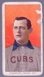 1909-11 T206 Bb- Steinfeldt, Chicago Natl- Portrait- Sweet Caporal 150 back.