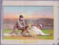 1910-12 T3 Baseball- #46 “Safe At Third”