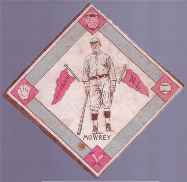 1914 B18 Baseball Blanket- Mowrey, Pitt NL – Red bases