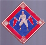 1914 B18 Baseball Blanket- Red Smith, Brooklyn- Blue infield version