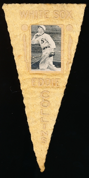 1916 Ferguson Bakery Felt Pennant- Eddie Collins, White Sox