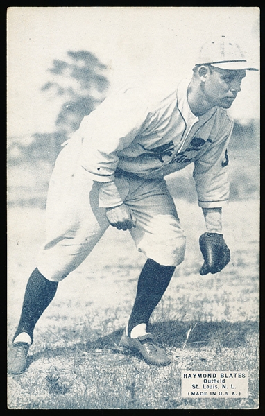 1925 Exhibit Baseball- Raymond Blates UER (actually Blades), St. Louis NL