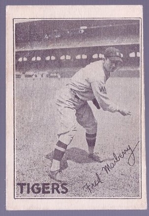 1933 W574 Ball Park Set- Fred Marbury, Tigers