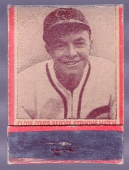 1936 Diamond Matchbook- Stanley Hack, Cubs