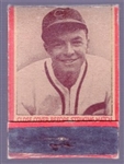 1936 Diamond Matchbook- Stanley Hack, Cubs