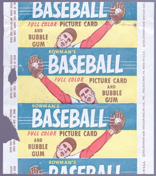 1955 Bowman Baseball Wrapper