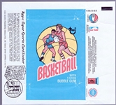 1975-76 Topps Basketball Wrapper- Card Locker side panel.