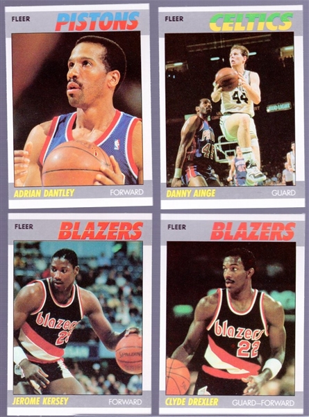 1987-88 Fleer Basketball- 63 Diff