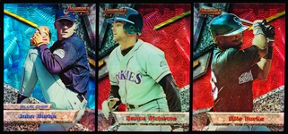 1994 Bowman’s Best Bsbl. “Refractors”- 3 Diff. Colorado Rockies