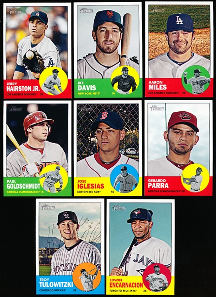 2012 Topps Heritage Bsbl.- 8 Diff. SP’s