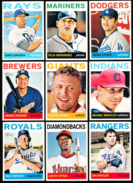 2013 Topps Heritage Bsbl.- 10 Diff. SP’s