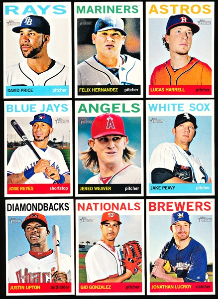 2013 Topps Heritage Bsbl.- 10 Diff. SP’s