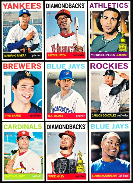 2013 Topps Heritage Bsbl.- 10 Diff. SP’s