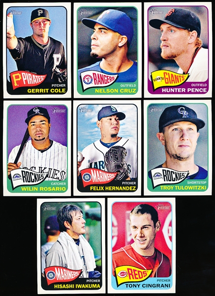 2014 Topps Heritage Bsbl.- 8 Diff. SP’s