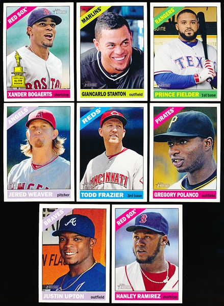 2015 Topps Heritage Bsbl.- 8 Diff. SP’s