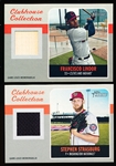 2019 Topps Heritage Bsbl. “Clubhouse Collection Relics”- 2 Diff.