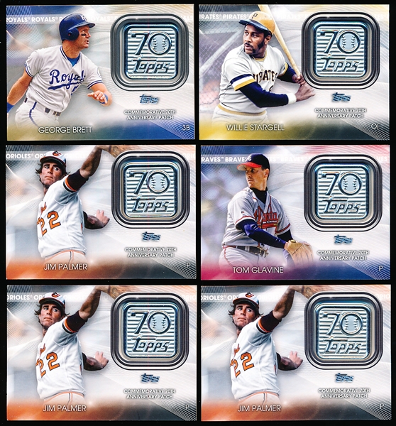 2021 Topps/ Topps Update Bsbl. “Topps 70th Anniversary Logo Patch”- 6 Asst.