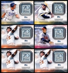 2021 Topps/ Topps Update Bsbl. “Topps 70th Anniversary Logo Patch”- 6 Asst.