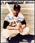 Autographed Monte Irvin New York Giants MLB Color 8” x 10” Photo