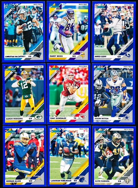 2019 Donruss Ftbl. “Press Proof”- 44 Diff. Cards