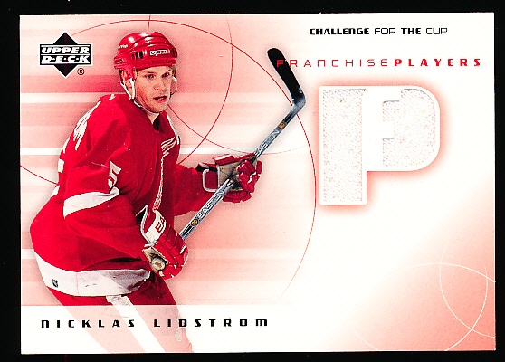 2002-03 Upper Deck Challenge for the Cup Hockey “Franchise Players Jersey” #FP-NL Nicklas Lidstrom, Red Wings