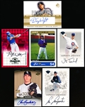 Clean-Up Lot of 6 Diff. MLB/MiLB Certified Autographs