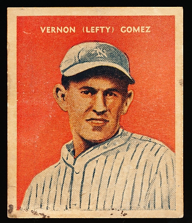 1932 R328 US Caramel Bb- #31 Vernon (Lefty) Gomez, Yankees