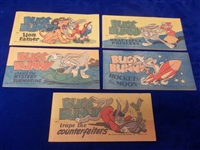 1949 Quaker Oats “Warner Brothers Bugs Bunny Comic Books Series A” Complete Set of 5