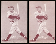 1947-66 Baseball Exhibits- Phil Rizzuto- 2 Diff “Large Projection”-With “An Exhibit Card”