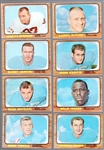 1966 Topps Football- 8 Diff Houston Oilers