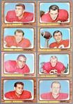 1966 Topps Football- 8 Diff KC Chiefs