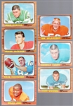 1966 Topps Football- 7 Diff Miami Dolphins