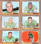 1966 Topps Football- 6 Diff NY Jets