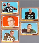 1966 Topps Football- 5 Diff Oakland Raiders