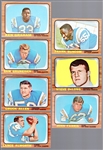 1966 Topps Football- 7 Diff San Diego Chargers