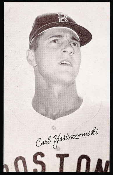 1947-66 Baseball Exhibit Card- Carl Yastrzemski, Red Sox- 1966 Issue- Very Tough!