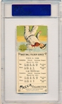 1911 T201 Baseball- Mecca Doublefolder- Sam Crawford/ Ty Cobb (Detroit Tigers)- PSA Vg-Ex 4- Factory 649 back.