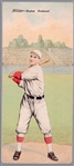 1911 T201 Mecca Baseball Doublefolder- Miller/ Buck Herzog (Boston Nat)