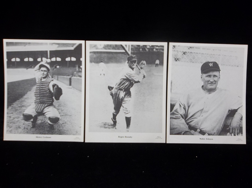 1960s Sports Pix Baseball- 8" x 10" B & W Photos- 3 Diff