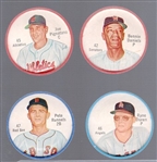 1962 Salada Baseball Coins- 4 Diff