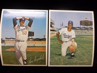 1960s Union 76 LA Dodger- “8 x 10" Color Photos- 2 Diff