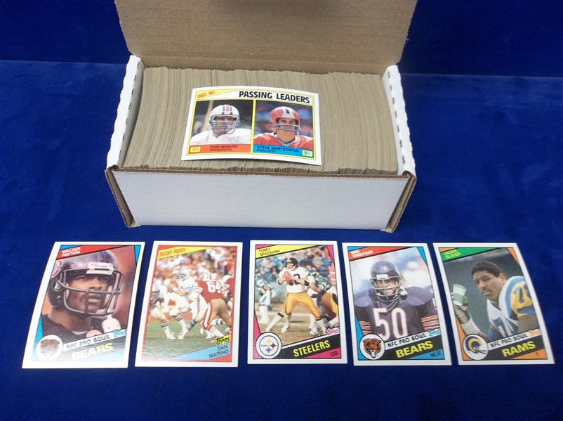 1984 Topps Football Near Set- 388 of 396